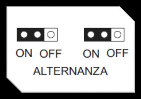 7.2 Funzionamento in alternanza Il quadro PLUVIO 2 può essere utilizzato con funzione di scambio automatico dei motori ad ogni attivazione oppure con comando diretto di attivazione/spegnimento.