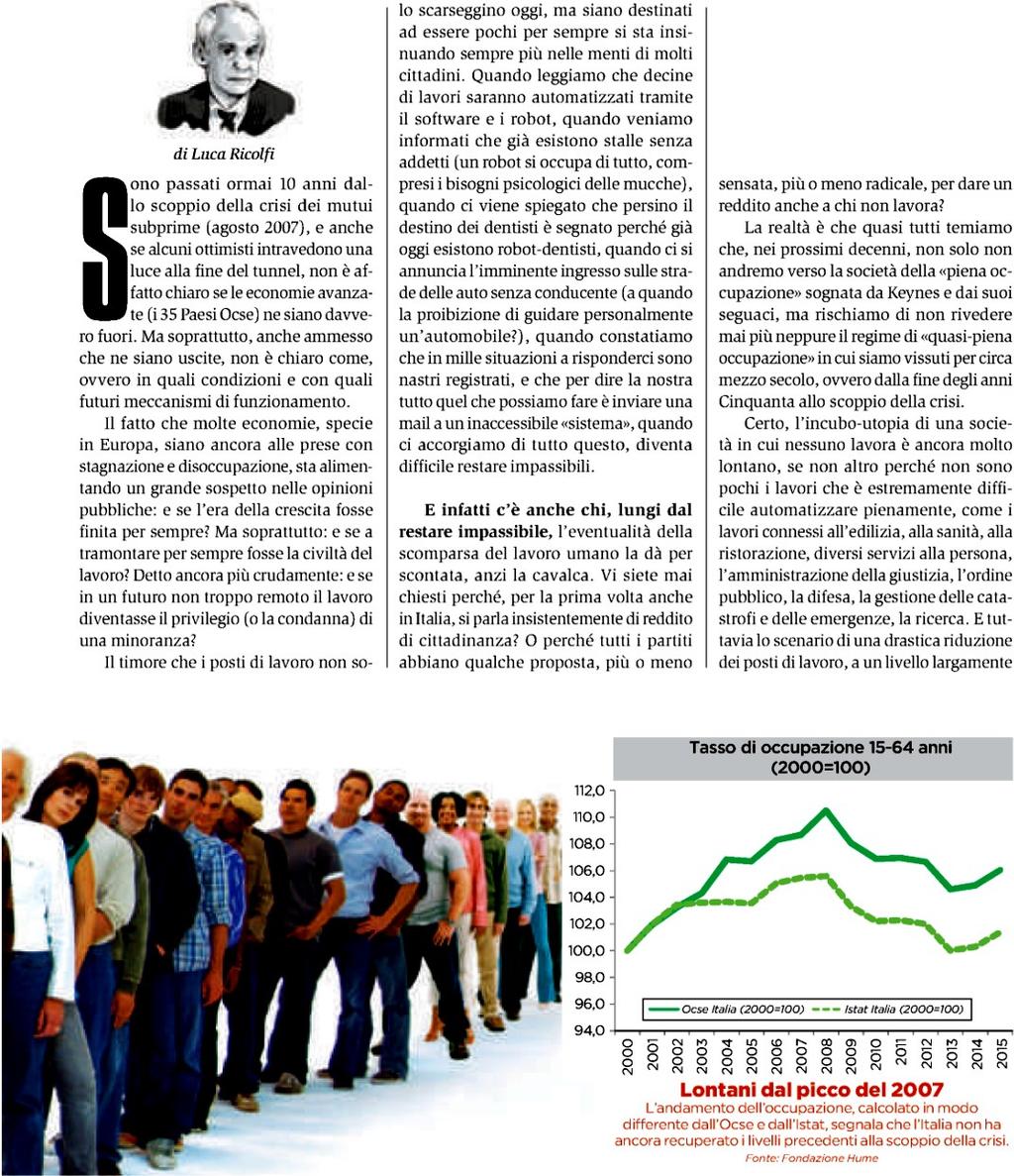 Tiratura 12/2016: 239.590 Diffusione 12/2016: 162.156 Lettori Ed. II 2016: 1.203.