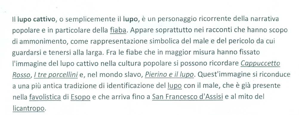 Il lupo nelle favole