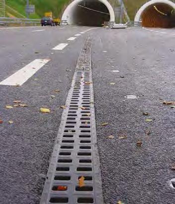 canalizzazione in linea di autostrade e vie di scorrimento ad alta densità di traffico.