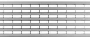 Griglia Profile a barre longitudinali Acciaio zincato, acciaio