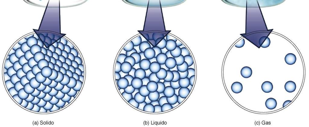 Le particelle in un liquido non sono fisse nelle loro posizioni, ma sono libere di muoversi