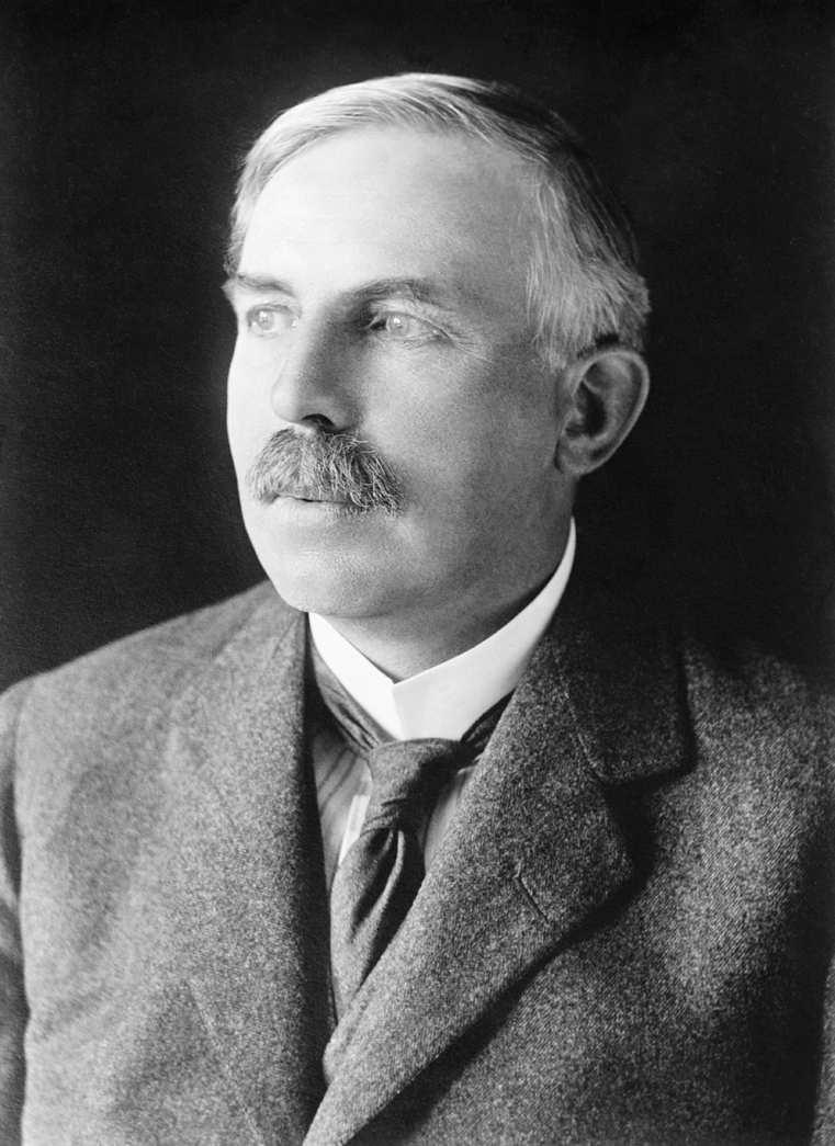 Ernest Rutherford Modello atomico di Rutherford Rutherford utilizzò le particelle α con le quali bombardò una sottilissima lamina d oro.