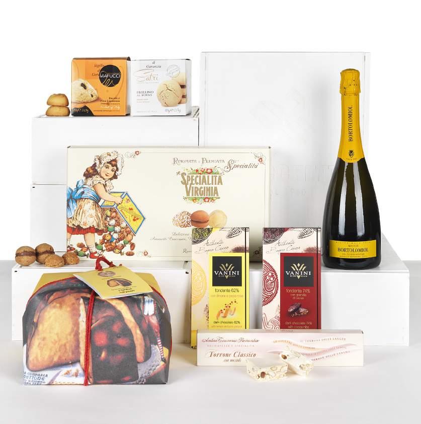 100 Biscotti Canestrelli Specialità Virginia Prosecco Valdobbiadene DOCG Prior Bortolomiol Panettone Classico G.