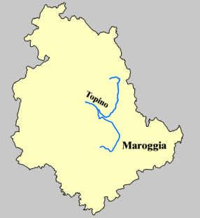 Fiume Maroggia (Umbria) Provincia di Terni e Perugia.