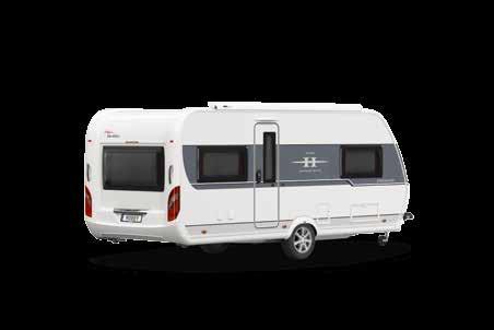 UN DESIGN DINAMICO MODELLI L Hobby Anniversary Edition attira ogni sguardo: il dinamico design degli esterni con il logo dell anniversario conferisce al caravan un tocco individuale. 540 UL L: 7.