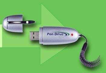 Dispositivi basati su memoria flash Supporti a tecnologia flash Pen Drive, capacità di memorizzazione: 1 GB, 2 GB, 4 GB, Memorie flash per macchine fotografiche digitali, riproduttori MP3, etc.