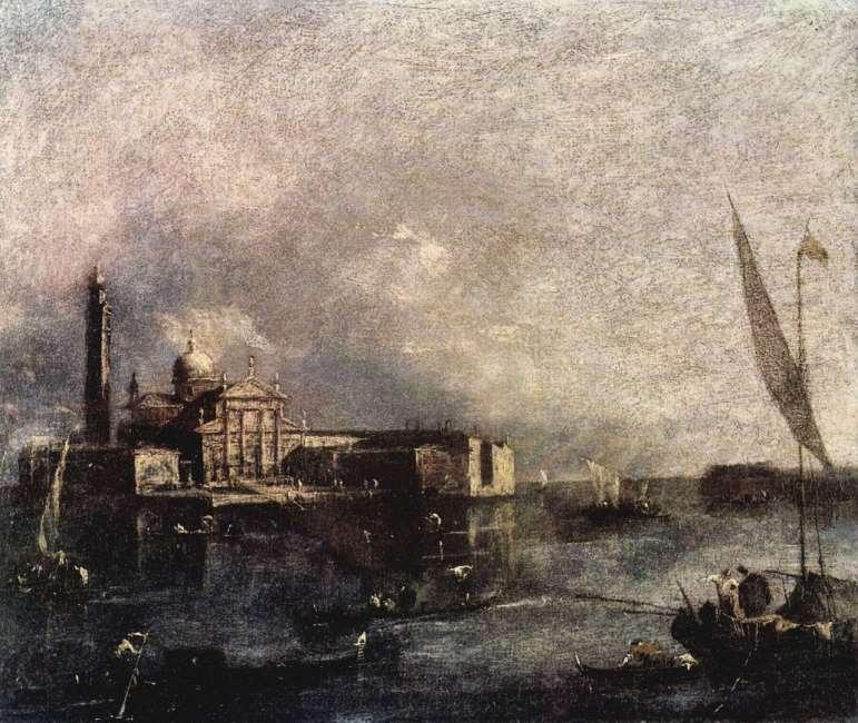 Francesco Guardi: Il bacino di San Marco verso