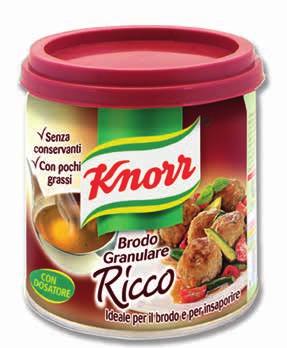 Dado granulare KNORR vari tipi 150 g (al kg