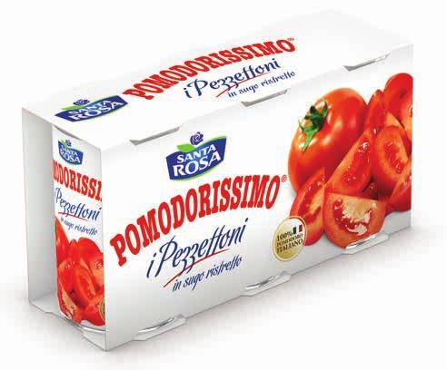 Polpa di pomodori a pezzettoni SANTA ROSA 3x400 g (al