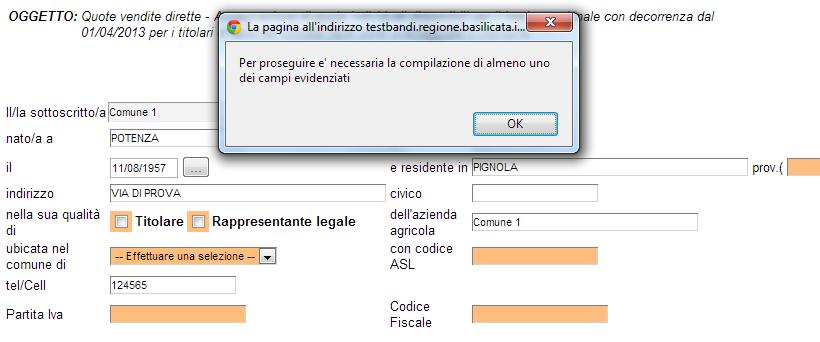 INOLTRO CANDIDATURA Terminata la compilazione dell istanza telematica si può procedere all inoltro della stessa cliccando sulla voce di menu Inoltro Candidatura All atto dell invio dell istanza il