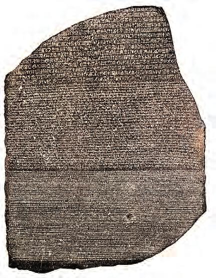 Questa lastra di pietra, infatti, presentava lo stesso testo scritto in greco e in due diversi tipi di scrittura egizia.