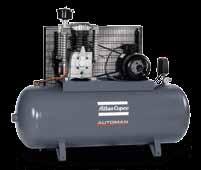 Blocco del compressore con funzionamento lento con refrigeratore finale per un'efficace separazione dell'umidità e filtro dell'aria a secco sui modelli