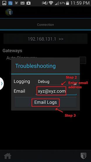 che il logging sia settato su Debug (abilitato di default)