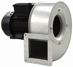 Serie IC INOX Aspiratori centrifughi da condotto. Applicazione in ambienti con forte presenza di vapori corrosivi. Adatti per vapori corrosivi con temperatura max 80 C.