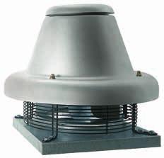 Serie TCF A.T. Torrini centrifughi alta temperatura (200 C) Espulsione a tetto La serie non rientra nel campo di applicazione della Direttiva ErP 2009/125/CE e successivi Regolamenti.