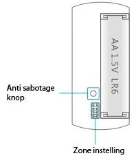 49 ITALIANO 9.2 Dentro il sensore porta/finestra Tasto antisabotaggio Impostazioni gruppo (jumper) 9.2.1 Tasto antisabotaggio Se il sensore viene aperto, questo interruttore lo rileva e attiva l'allarme.