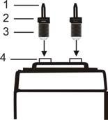 Funzionamento Elettrodi Pin CAUTELA: Gli elettrodi pin di misurazione sono estremamente appuntiti. Prestare molta attenzione nel maneggiare questo strumento.