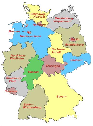 Il caso tedesco La Germania è costituita da 16 Länder. La partecipazione dei Länder alla politica europea della Germania prevede un loro coinvolgimento su tre livelli: 1.