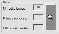 ITALIANO WINEFLOW Chiudere la finestra della lista di lavoro, quindi cliccare sulla lente di ingrandimento nella sezione Racks (Fig. 9). Fig.