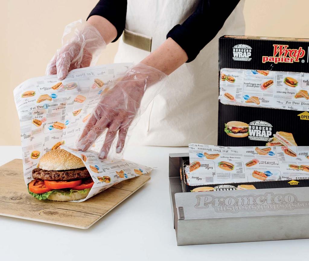 FOOD SERVICE WRAP PAPIER Gli indispensabili per lo street food e