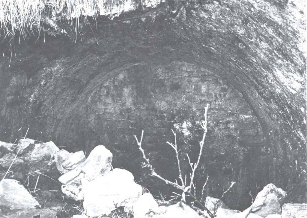 Cisterna sotterranea (foto Arch.