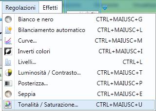 Paint Net Gli effetti Alle immagini possono essere applicati numerosi