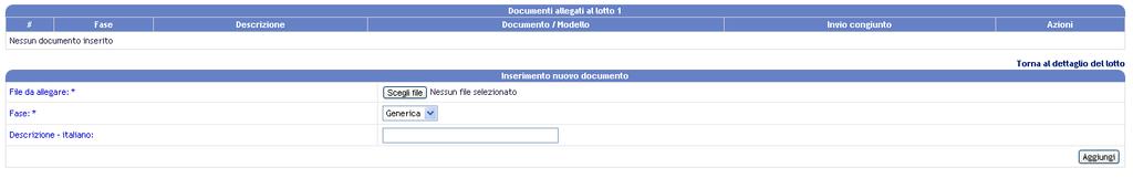 Sempre in quest area si definisce se il documento va obbligatoriamente restituito o meno, e le modalità di risposta.