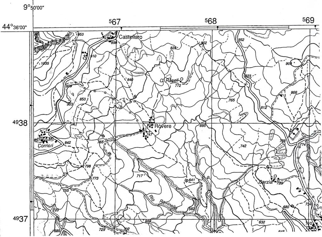 Coordinate chilometiche UTM Reticolato