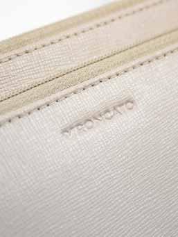 Made in soft saffiano leather with elegant and