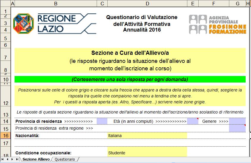 Agenzia Provinciale Frosinone Formazione Pag. 4 I file excel (1.xls 25.