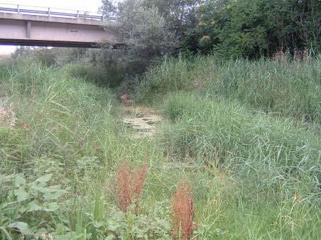 Immediatamente a monte della ferrovia delle F.A.L. vi è l attraversamento carrabile della strada n.