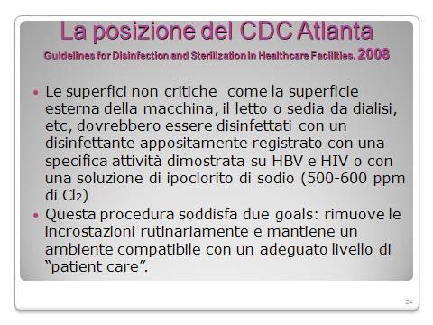 E chiaro che a questo punto si rende necessario l utilizzo di un disinfettante che abbia: a) AttivitÜ biocida ( verso batteri, funghi, spore ) b) StabilitÜ ( nel tempo e delle variazioni ambientali )