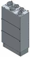 8.2 DEUMIDIFICATORI VMC I deumidificatori con rinnovo dell aria sono macchine da inserire tipicamente negli impianti radianti per mantenere sotto controllo l umidità relativa dell'ambiente