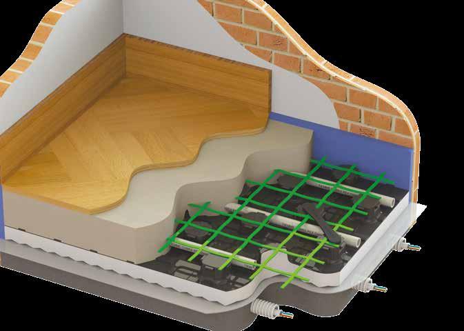 SILENTO Silento è un sistema innovativo il cui pannello é stato progettato per isolare termicamente il pavimento e trattenere il tubo ma