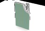 CEILING HOME 08 / PANNELLI RGR Pannello radiante in cartongesso per sistemi radianti a soffitto e parete con strato di isolamento in polistirene RGRU Pannello radiante in cartongesso resistente all