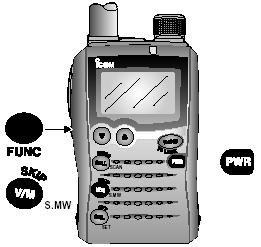 ALTRE FUNZIONI 11 Reset parziale dell apparato Se volete reinizializzare lo stato dell apparato (Frequenza VFO, Impostazioni VFO, modo Set) senza tuttavia perdere il contenuto della