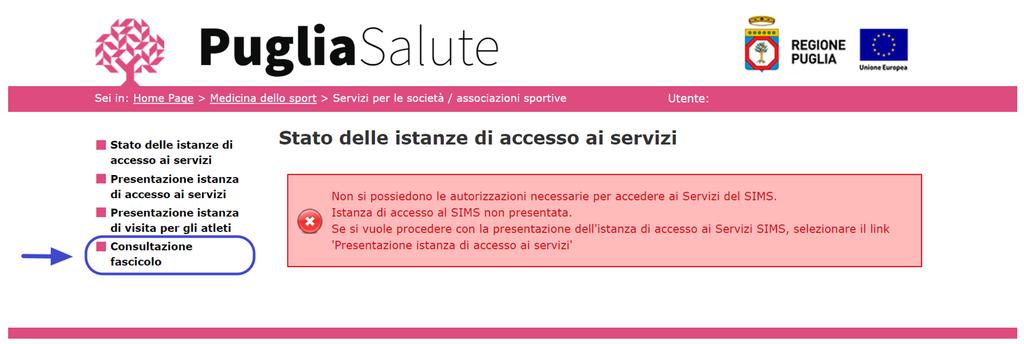 2.5 PRENOTAZIONE DELLA VISITA E VISITA La presentazione della istanza di visita non è sostitutiva della prenotazione da realizzarsi presso il CUP della struttura pubblica ovvero presso il Centro