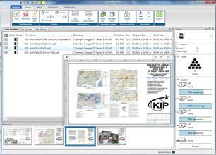 INVIO IN STAMPA SYSTEM K KIP PrintPro Progettata per i PC Windows, KIP PrintPro è un'applicazione per la gestione intuitiva del sistema e l'invio in stampa in dotazione sull'intera gamma di sistemi