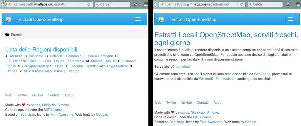 Scaricare dati OSM Wikimedia Italia fornisce un servizio gratuito per scaricare i dati delle singole regioni o singoli comuni, aggiornate quotidianamente, nei formati SHP, OSM, PBF, Spatialite.