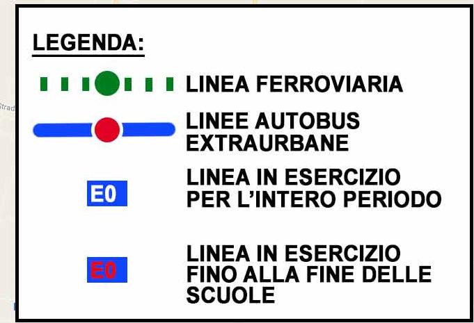 IL ERVIZIO DI TRAPORTO PLICO TRENO e Linea E3-8 Caminata C.
