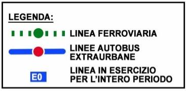 IL ERVIZIO DI TRAPORTO PLICO TRENO e Linea E7 Vicobarone orgonovo Gragnanino Piacenza Linea E4 Agazzano Tavernago Piacenza Linea E6 an Gabriele Agazzano Piacenza Linea E14 Agazzano Gragnano Piacenza