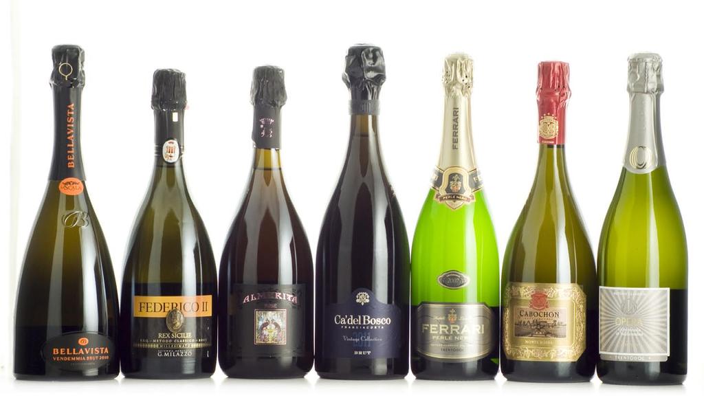 UNA SELEZIONE DEI NOSTRI METODI CLASSICI Villa Rinaldi Premier Brut ml 750 - Euro 20,00 Le Marchesine Blanc des Noirs 2010 ml 750 - Euro 29,00 G.