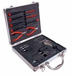 33420030 273mm TK-PRECISION Set di attrezzi in valigetta Set completo di utensili di precisione di alta qualità, contenuto in una