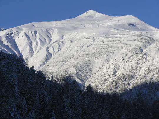 CONDIZIONI FAVOREVOLI AL DISTACCO DI VALANGHE PRESENZA DI PENDII RIPIDI E UNIFORMI PENDII CONVESSI VERSO