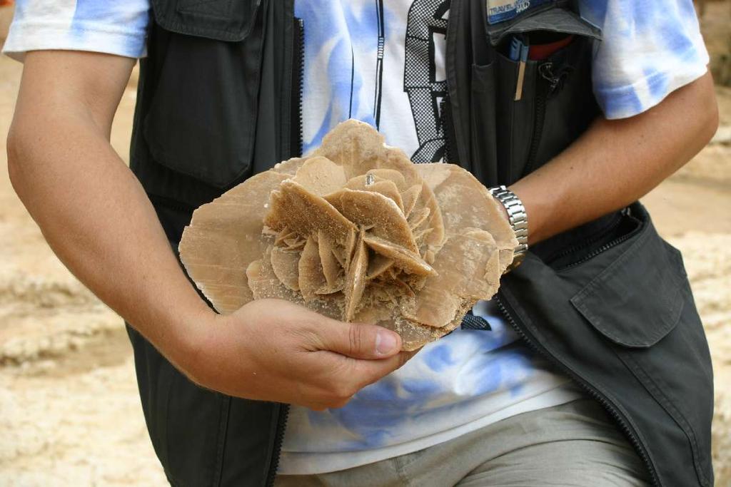 pista off road, verso El Favouar, per raccogliere le Rose del deserto di