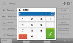 2. Inserimento codice utente Inserire il codice utente e confermare l inserimento con il tasto verde.