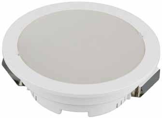 LAMPADE LED DA INCASSO Alimentazione 230Vca LAMPADA LED DA INCASSO Ø 180 mm - 20W Specifiche tecniche Tensione di alimentazione : 85 265Vca Frequenza : 50/60Hz Sorgente