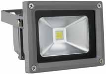 FARI LED DA ESTERNO Alimentazione 230Vca FARO LED DA ESTERNO CON STAFFA 115 x 85 x 87 mm - 10W Specifiche tecniche Tensione di alimentazione : 100 240Vca (driver incluso) Frequenza : 50-60Hz Corrente