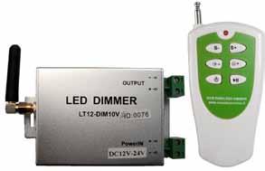 Novità 2012 LED STR FLESSIBILI Accessori per LED Strip LED Dimmer RF Radiocontrollato - 12Vcc 288W/24Vcc 576W - Funz.